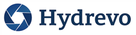 Hydrevo logo with blue icon